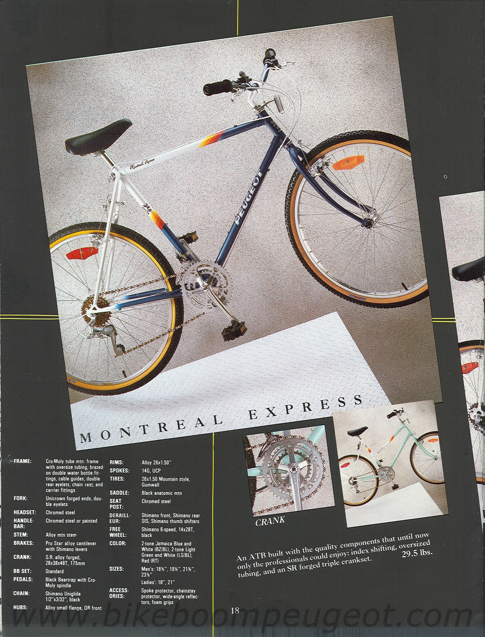 Peugeot 1988 USA Brochure